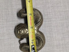 vintage 1970s belt buckle RAM longhorn SOLID BRASS mountain goat WESTERN cowboy