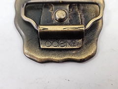 Vintage Belt Buckle « KEVIN” Name Brass Oden Inc. Personalized 1970&rsquo;s