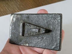 Winchester Silver Metal Western Belt Buckle Mens Fits 1.5in Belt