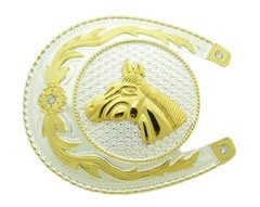 New Men Women Western Cowboy Cowgirl Rodeo Style Belt Buckles Gold Silver Metal