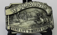Siskiyou Buckle Company 1983 Wyoming Where Life&rsquo;s Worth Living