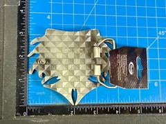 Disorder Iron Maltese Cross Doves NOS Silver Moon Creations Belt Buckle