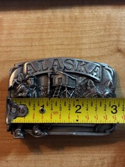 Vintage 1894 ALASKA COMMEMORATIVE 3D WOLF HEAD & Miner LIMITED EDITION 257/2500