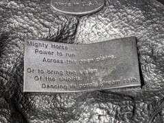 Vintage 1988 Siskiyou Buckle Co Mighty Horse Belt Buckle Solid Pewter Made in…