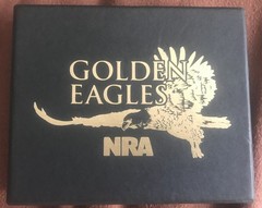 *** NRA Golden Eagles 2013 Limited Edition Belt Buckle – in Box with Certificate