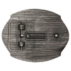 Montana Silversmiths Men&rsquo;s Cowboy Up Bull Rider Attitude Buckle A1031P