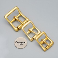 1Pc Solid Brass Buckle Square For Marine Outdoor Tack 3 Size Dog Pet Collars