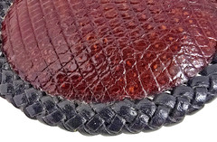 LIZARD skin Belt Buckle Handmade Western Cowboy HANDMADE NEW Authentic
