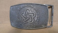 American revolution bicentennial 1776-1976 belt buckle lee & co.