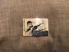 Vintage Michael Jackson Dangerous King of Pop 3.5” Belt Buckle