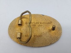 Vintage Carling Black Label Belt Buckle & Suspenders