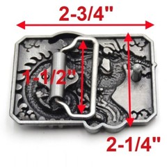 Unique Bold Dragon Claw Silver Belt Buckle Fits Up To 1-5/8&Prime; Wide Belt