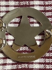 Texas Ranger Badge Belt Buckle (Silver)