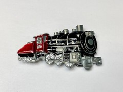 Steam Engine Train Locomotive Rail Road Collectors Vintage 1980 Belt Buckle