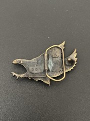 VTG 1979 THE GREAT AMERICAN CHICAGO BUCKLE CO. EAGLE BRASS LIMITED EDITION 506