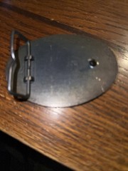 VTG BELT BUCKLE HW Moore Equipment Co Denver Colorado Construction Since 1913