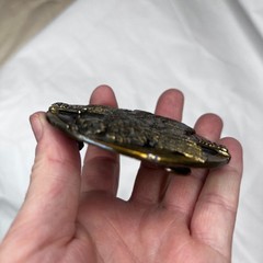 NRA Golden Eagles VTG Belt Buckle Brass USA Made Hunter National Rifle Assn