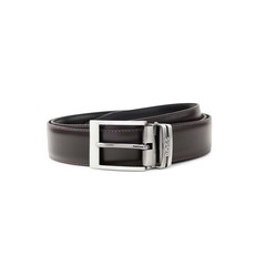 BOSS Men&rsquo;s Belt Reversible Belt 2 Buckles in Gift Box Self Shortening Reversible