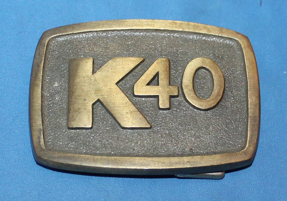 Vintage K40 From Your Buddies At K40 Belt Buckle