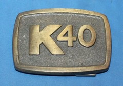 Vintage K40 From Your Buddies At K40 Belt Buckle
