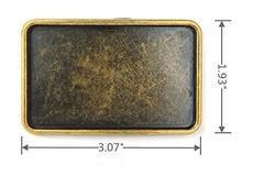 Rectangular Metal Belt Buckle, Vintage Style, Celtic Knot, Men&rsquo;s, Zin…