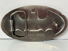 Vintage Batman Belt Buckle Pewter Finish Crackled Look 5&Prime; Wide DC Comics