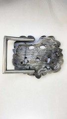 Pewter Oak King Belt Buckle Dryad Design Green Man Wiccan Pagan Celtic