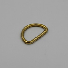 25mm D Ring Loop Strap Adjuster Buckle Solid Brass Bag Fastener Hardwares lot