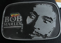 Bob Marley Belt Buckle Three Inches By Four And A Quarter Inches Fast Shipping