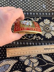 Western Buckle Gold Silver Red Longhorn Bull Cowboy Fit 2 » Hebillas Vaqueras