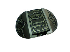 Belt Buckle Lighter Silver Whiskey Jack Daniel&rsquo;s Old No. 7 Belt width 1.5&Prime; NEW