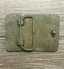 Winchester Repeating Arms New Haven Connecticut Western Style Brass Belt Buckle