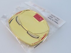 Iron Man Helmet Gold Tone Belt Buckle 2010 Marvel Comics