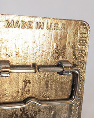 Vtg Belt Buckle Liberty Centennial Coin 1986 Statue of Liberty Leslie Mfg Metal