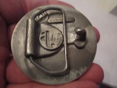 VINTAGE AMERICAN TELEPHONE & TELEGRAPH BELT BUCKLE – 1876 – 1976 – GW13