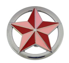 Star Belt Buckle Red Hot Pink Cowboy girly cowgirl western skull rodeo men women