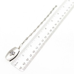 Hickok Quality Sterling Silver Antique Enamel Masonic Pocket Watch Loop Chain