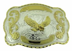 Eagle Belt Buckle Gold Silver Rodeo new Mens Cowboy Western American War Winged