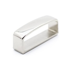 5X 40mm Solid Brass Belt Loop Belt Buckle Keeper Loop Ring Metal Accessories US