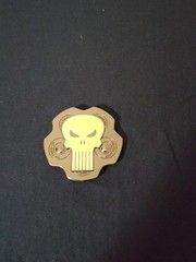 Marvel The Punisher Bullet Barrel Belt Buckle Silver Glow In Dark New w/o Tags