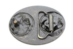NEW Men Antique Gold Metal Fashion Belt Buckle Native Buffalo Bull 5 Cents Coin