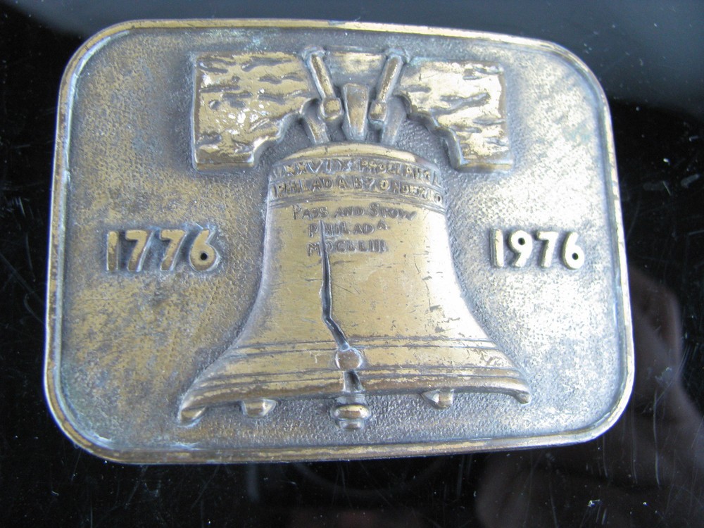 BICENTENNIAL LIBERTY BELL 1776 – 1976 Bronze Toned BELT BUCKLE