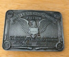 1871-1983 NRA Leadership Award Freedom #27642 Belt Buckle