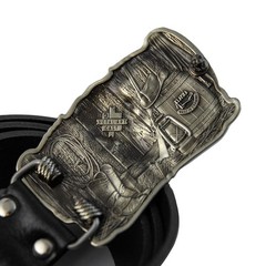 Cowboys Trophy german silver belt buckle, Buffalo Skull, Texas Longhorn Skull