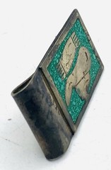 Vintage ALPACA MEXICO /Overlay Money Clip Cowboy Hat / Scarf X3￼