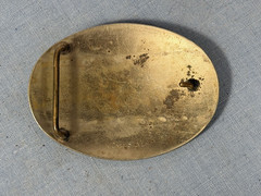 1968 Graceland Saddle Club Belt Buckle Nickel Silver Brass Elvis Memphis Horse