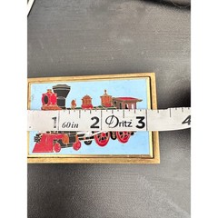 83 Vintage Stram Engine Train NAP Inc. Solid Brass F05 3.25 Belt Buckle