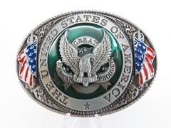 New United States of America Belt Buckle Great Americal Products Metal