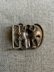Perched Eagle Belt Buckle Vintage 1980s AVON Patriotic Western See Pics