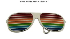 LGBTQ ONE LOVE RAINBOW MULTICOLORED FLAG BELT BUCKLES NEW COSTUME HALLOWEEN GIFT